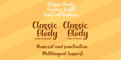 Classic Blody Font Poster 11