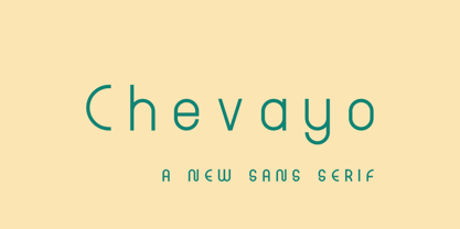 Chevayo Font Poster 1