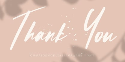 Confidence Font Poster 9