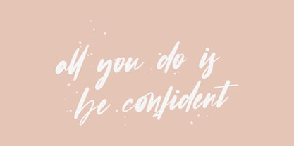 Confidence Font Poster 5