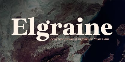 Elgraine Font Poster 1