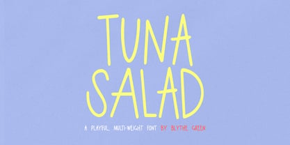 Tuna Salad Font Poster 1