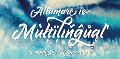 Allamare Font Poster 8