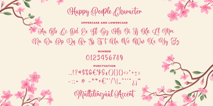 Happy People Font Poster 7