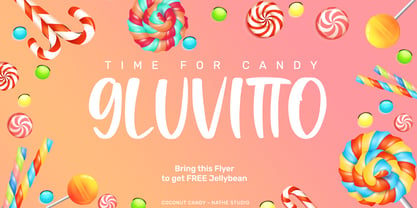 Coconut Candy Font Poster 3