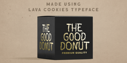Lava Cookies Font Poster 5