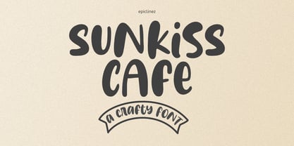 Sunkiss Cafe Font Poster 1