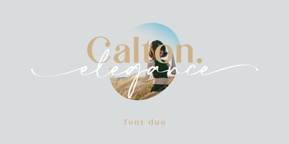 Calton Elegance Font Poster 1
