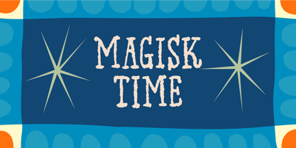 Magisk Time Font Poster 1