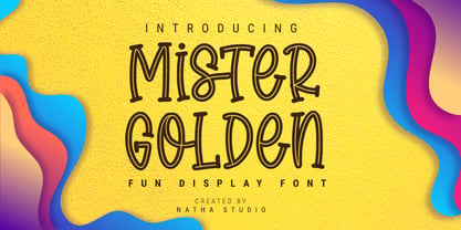 Mister Golden Font Poster 1
