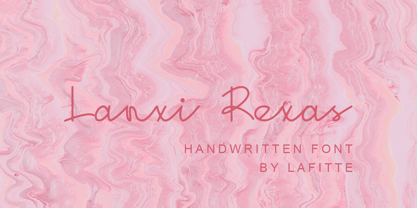 Lanxi Rexas Font Poster 1