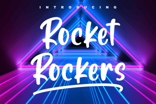Rocket Rockers Font Poster 1