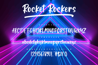 Rocket Rockers Font Poster 5
