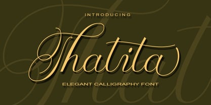 Thalita Font Poster 1