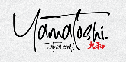 Yamatoshi Font Poster 1