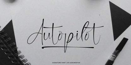 Autopilot Font Poster 1