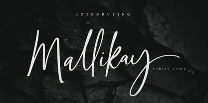 Mallikay Font Poster 1