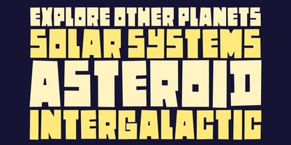 Planetary Steam Font Poster 5