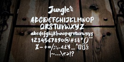 Jungoat Font Poster 4
