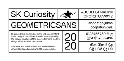SK Curiosity Font Poster 5