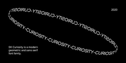 SK Curiosity Font Poster 2