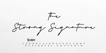 The Strong Signature Fuente Póster 1