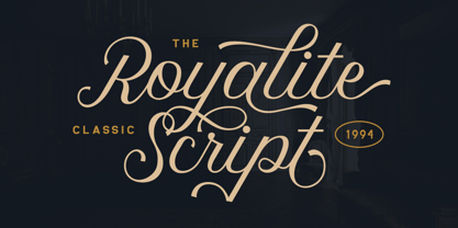 Royalite Font Poster 1