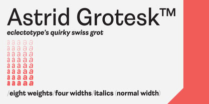 Astrid Grotesk Font Poster 1