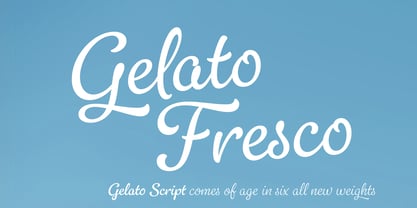 Gelato Fresco Font Poster 1