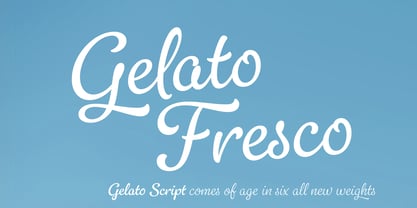 Gelato Fresco Fuente Póster 1