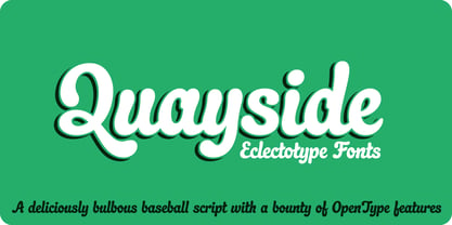 Quayside Font Poster 1