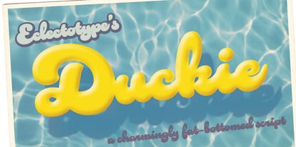 Duckie Font Poster 1
