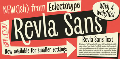 Revla Sans Font Poster 1