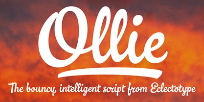 Ollie Font Poster 1