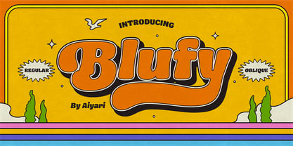 Ayr Blufy Font Poster 1