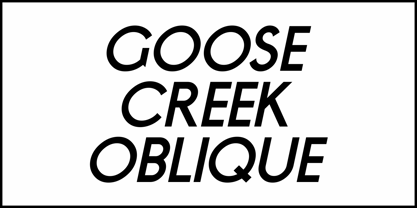 Goose Creek JNL Fuente Póster 4