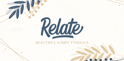 Relate Font Poster 1