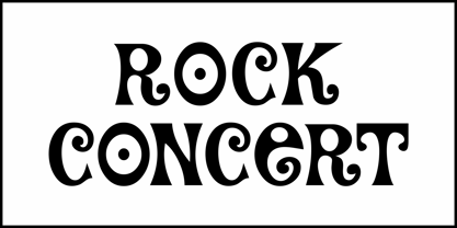 Rock Concert JNL Font Poster 2