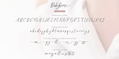 Babyhome Font Poster 9