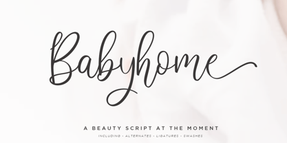 Babyhome Font Poster 1