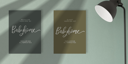 Babyhome Font Poster 4