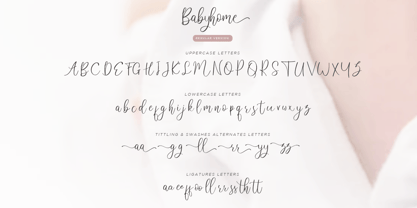 Babyhome Font Poster 8