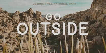 National Forest Font Poster 8