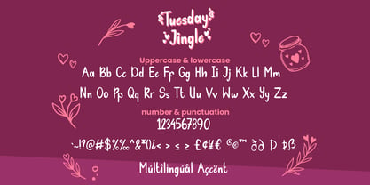 Tuesday Jingle Fuente Póster 6