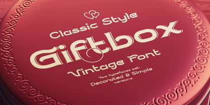 Giftbox Font Poster 1