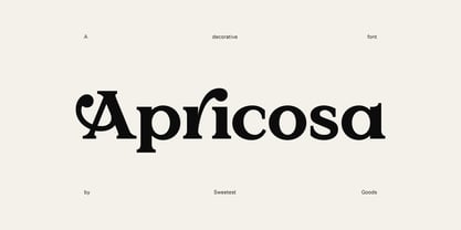 Apricosa Font Poster 1