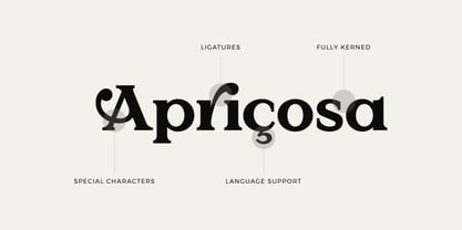 Apricosa Font Poster 15