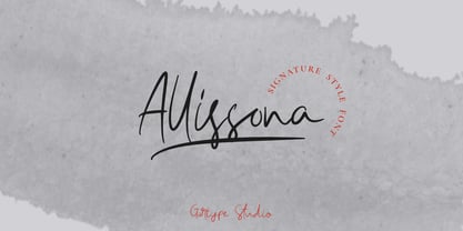 Allissona GT Font Poster 1