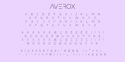 Averox Font Poster 10