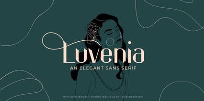 Luvenia Font Poster 1